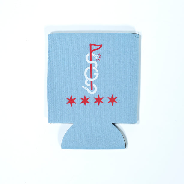 The Shotgun Start Chicago Koozie