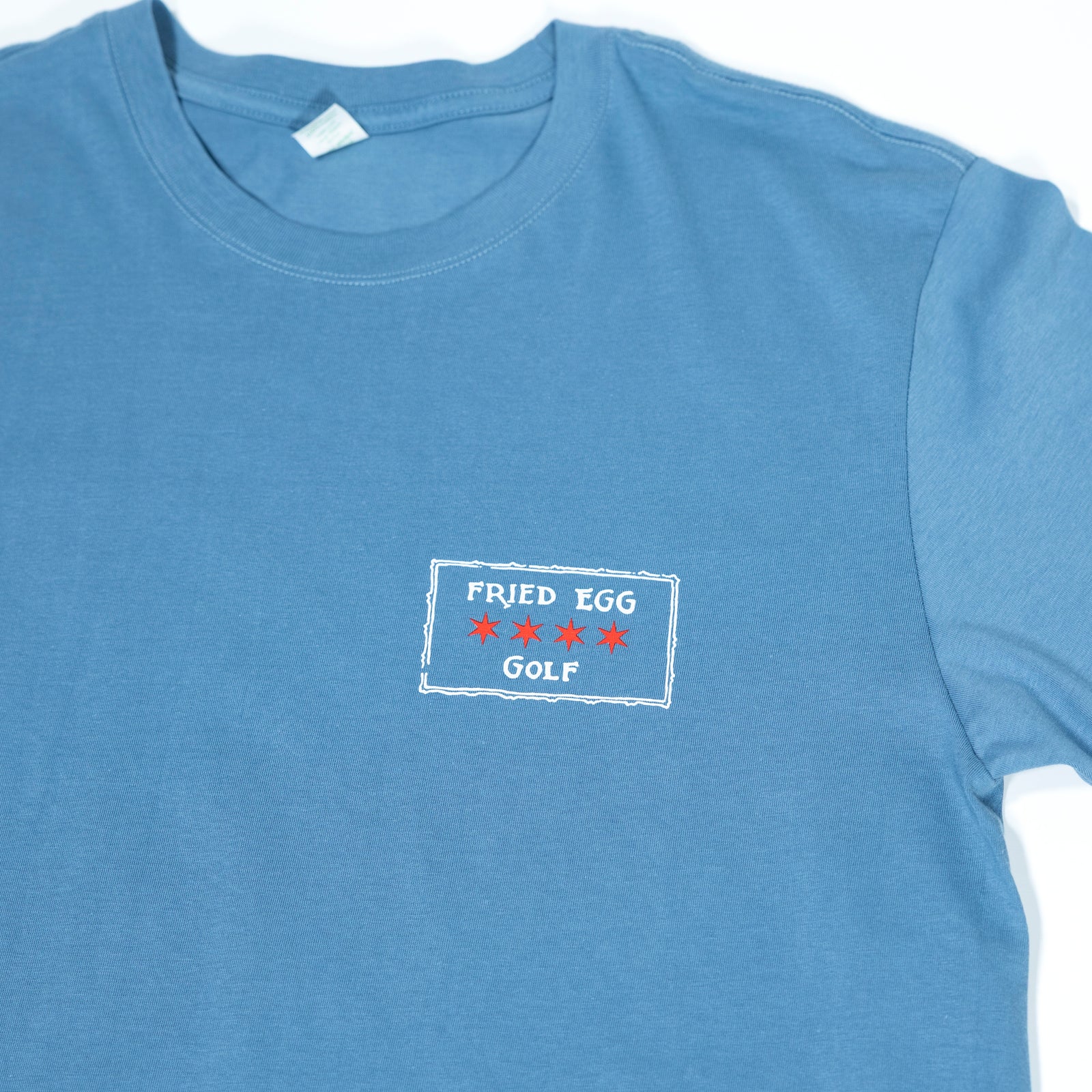 Fried Egg Golf Chicago Railroads Map T-Shirt - Slate