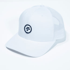 Fried Egg Golf & Richardson Patch Mesh Hat - White
