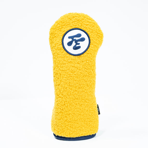 Fried Egg Golf and Duck & Cover Yellow Sherpa Headcover - Fairway Wood