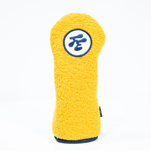 Fried Egg Golf and Duck & Cover Yellow Sherpa Headcover - Fairway Wood