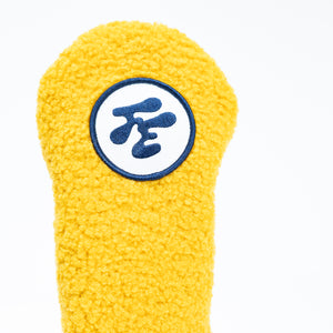 Fried Egg Golf and Duck & Cover Yellow Sherpa Headcover - Fairway Wood