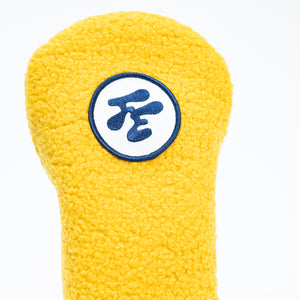 Fried Egg Golf and Duck & Cover Yellow Sherpa Headcover - Driver