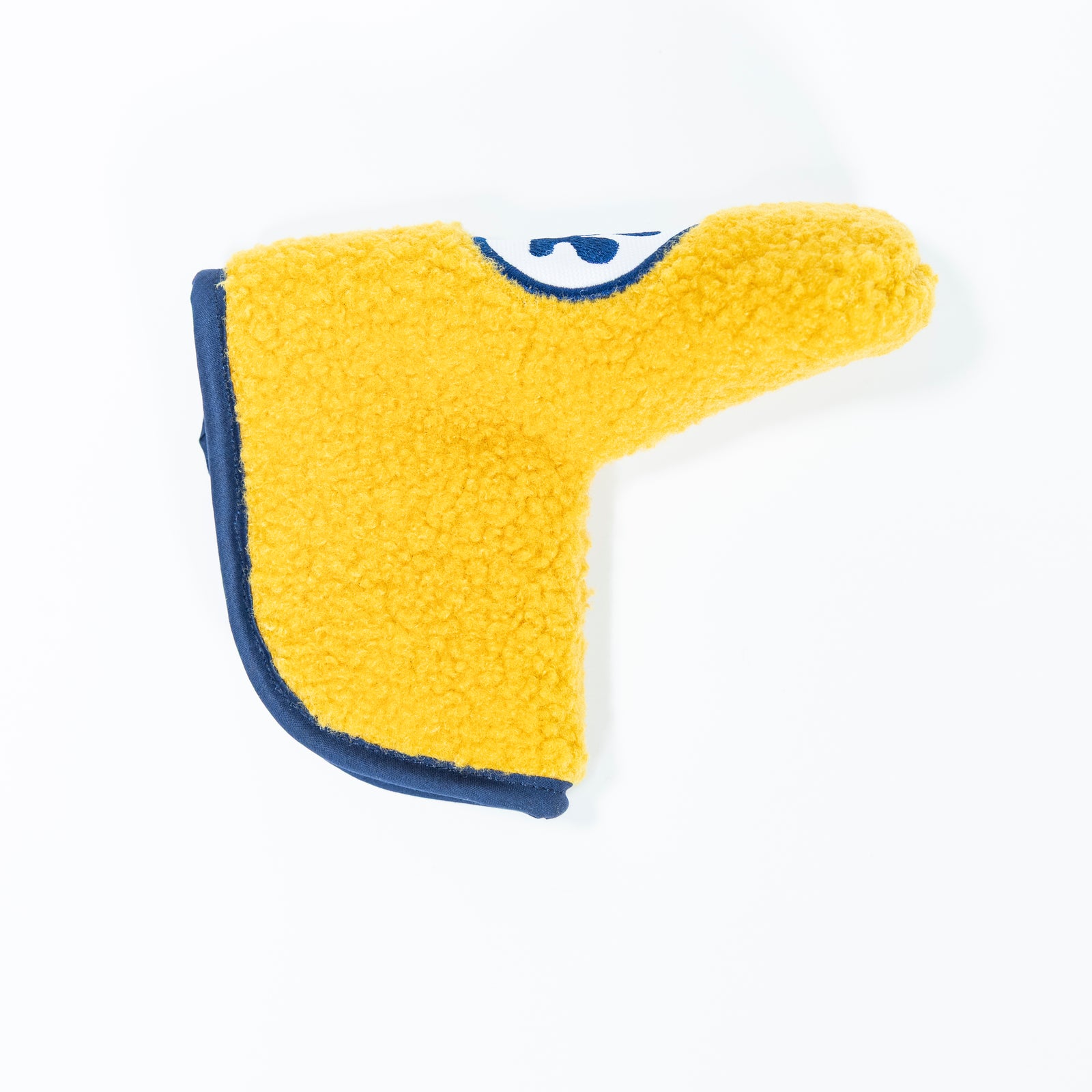 Fried Egg Golf and Duck & Cover Yellow Sherpa Putter Cover - Blade