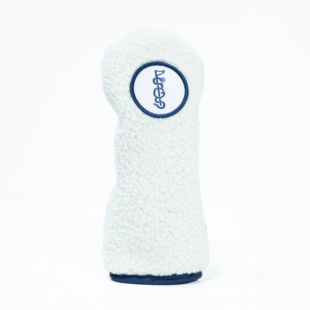 The Shotgun Start and Duck & Cover Cream Sherpa Headcover - Hybrid