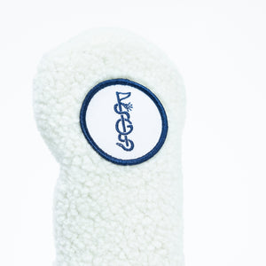 The Shotgun Start and Duck & Cover Cream Sherpa Headcover - Hybrid