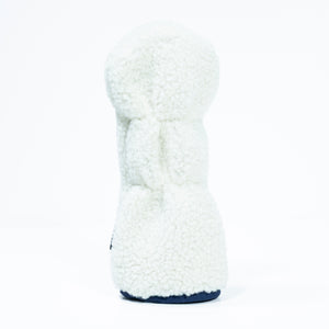 The Shotgun Start and Duck & Cover Cream Sherpa Headcover - Hybrid