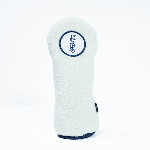 The Shotgun Start and Duck & Cover Cream Sherpa Headcover - Fairway Wood
