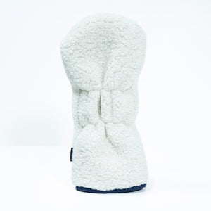 The Shotgun Start and Duck & Cover Cream Sherpa Headcover - Driver