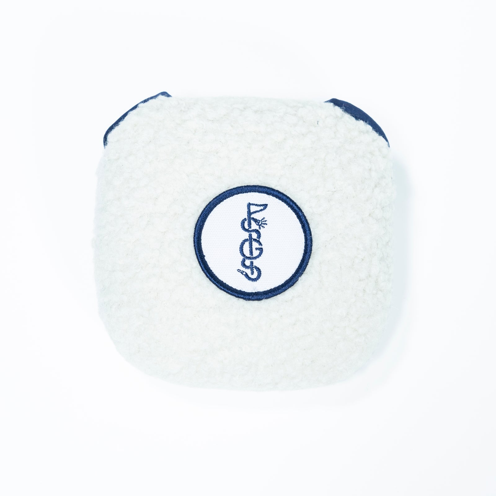 The Shotgun Start and Duck & Cover Cream Sherpa Putter Cover - Mallet