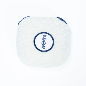 The Shotgun Start and Duck & Cover Cream Sherpa Putter Cover - Mallet