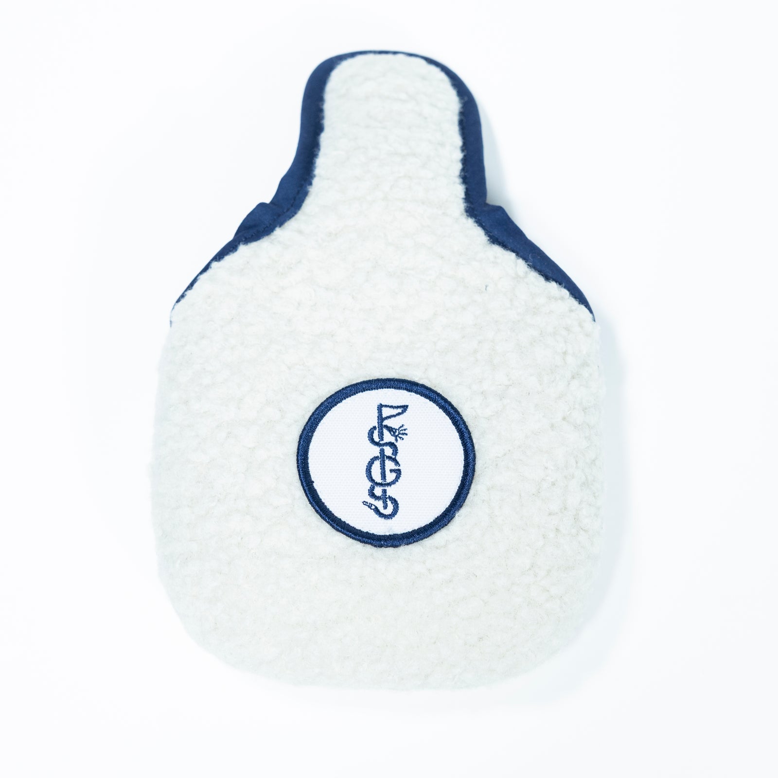 The Shotgun Start and Duck & Cover Cream Sherpa Putter Cover - Mallet