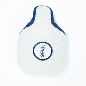 The Shotgun Start and Duck & Cover Cream Sherpa Putter Cover - Mallet