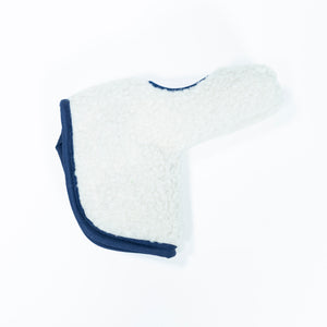 The Shotgun Start and Duck & Cover Cream Sherpa Putter Cover - Blade