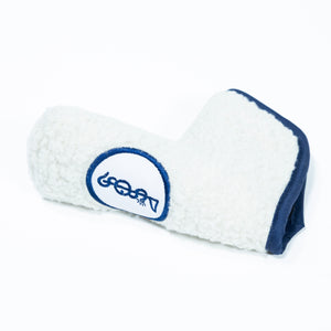 The Shotgun Start and Duck & Cover Cream Sherpa Putter Cover - Blade