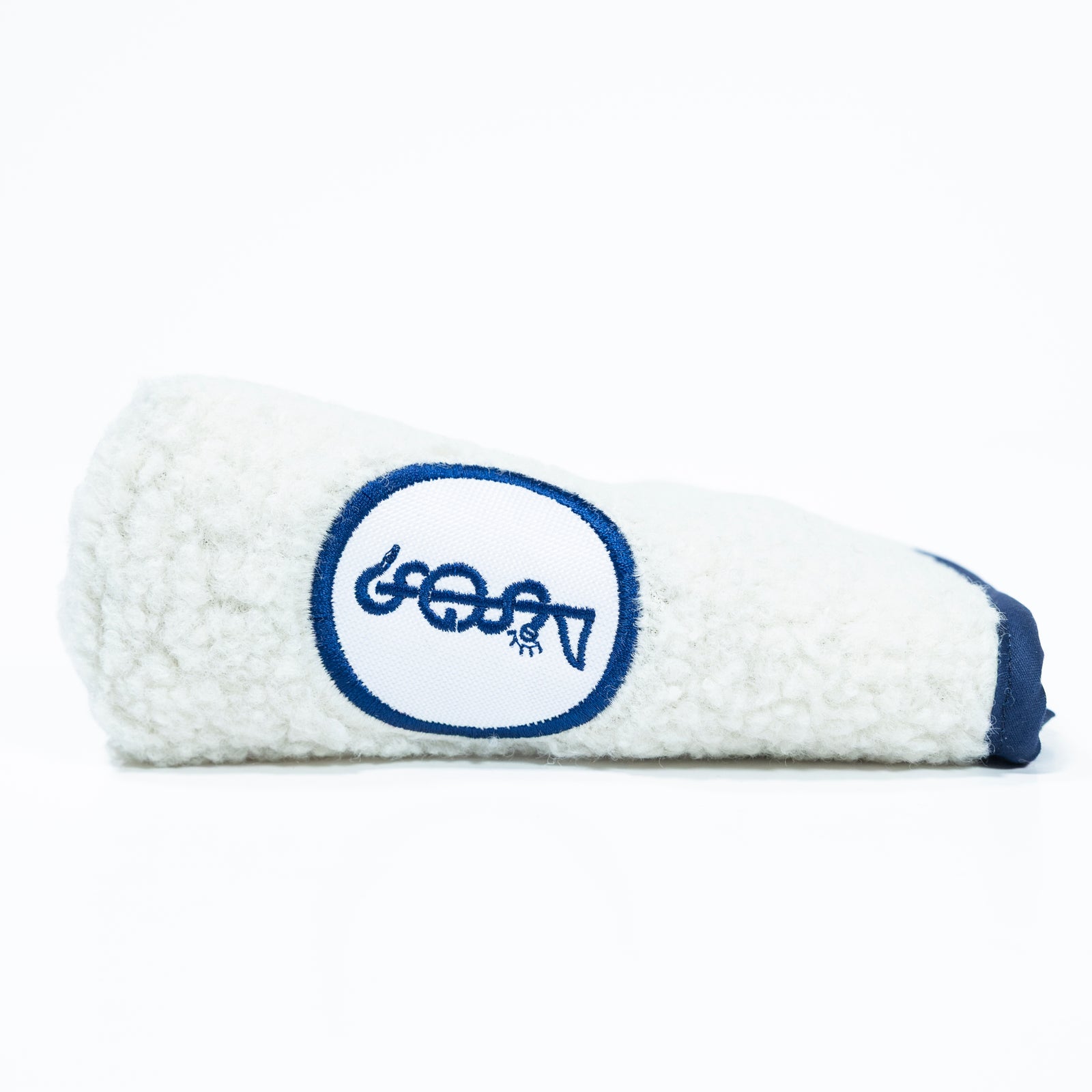 The Shotgun Start and Duck & Cover Cream Sherpa Putter Cover - Blade