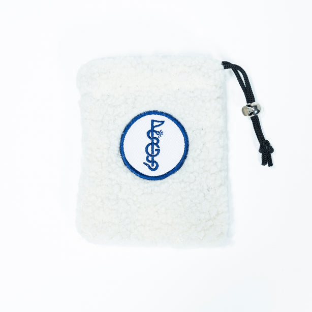 The Shotgun Start and Duck & Cover Cream Sherpa Valuables Pouch