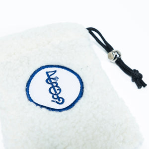 The Shotgun Start and Duck & Cover Cream Sherpa Valuables Pouch