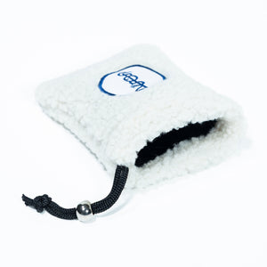 The Shotgun Start and Duck & Cover Cream Sherpa Valuables Pouch