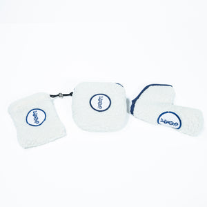 The Shotgun Start and Duck & Cover Cream Sherpa Valuables Pouch