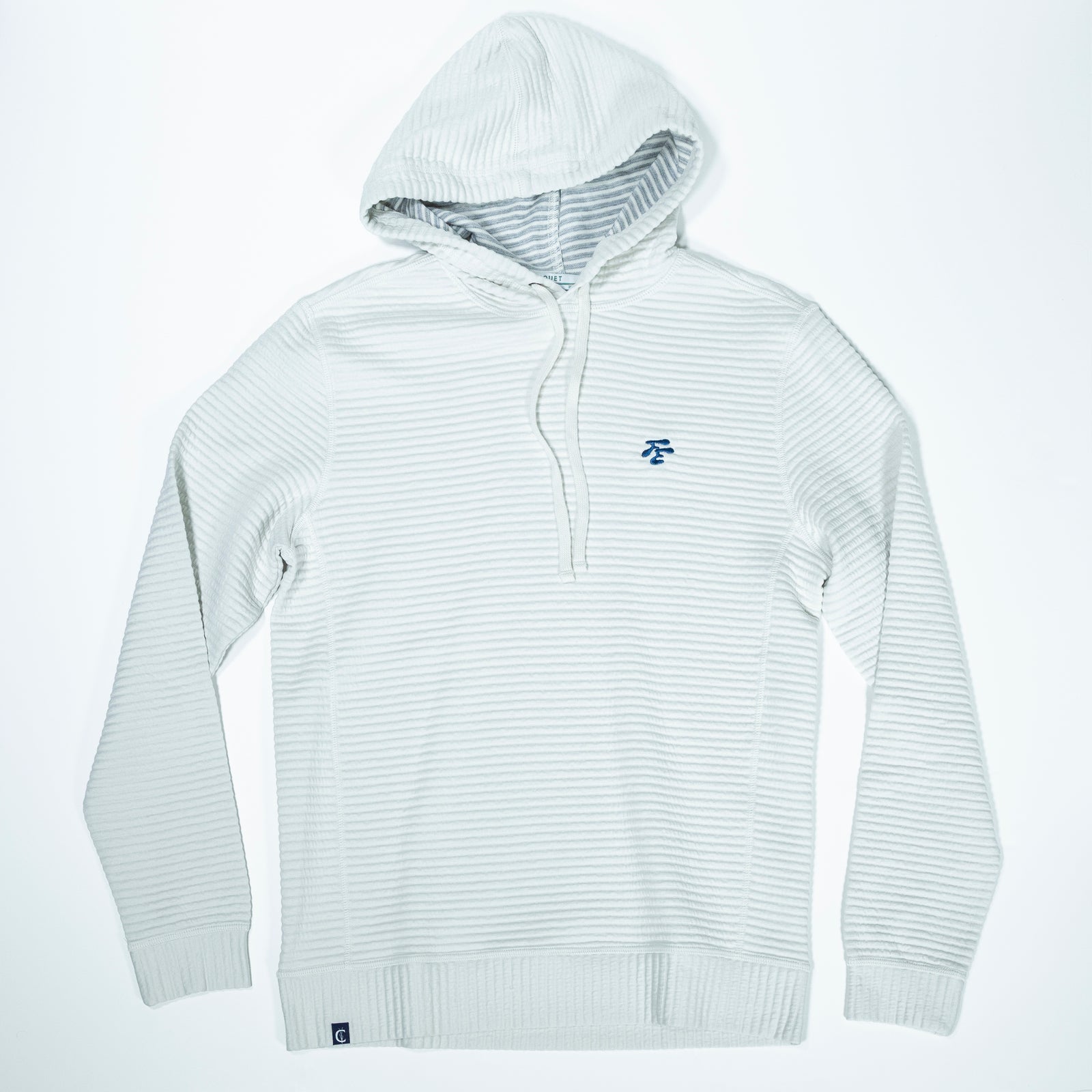 Fried Egg Golf & Criquet Quilted Hoodie - Natural