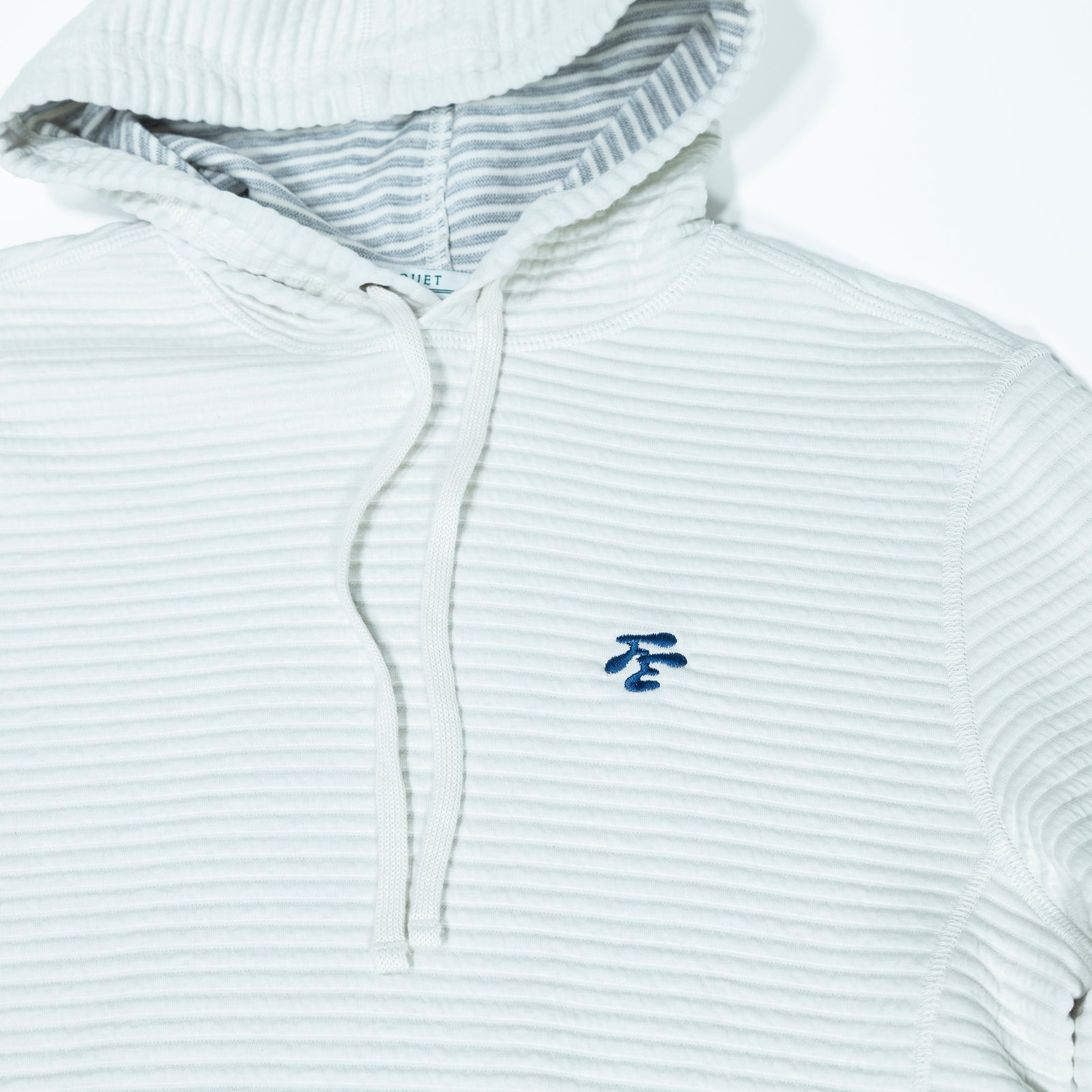 Fried Egg Golf & Criquet Quilted Hoodie - Natural