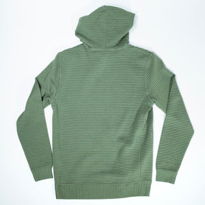 The Shotgun Start & Criquet Quilted Hoodie - Olive
