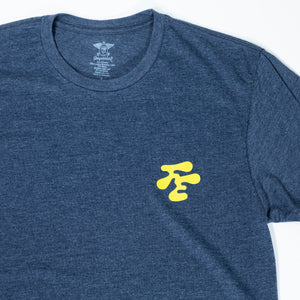 Fried Egg Golf Monogram T-Shirt - Vintage Navy