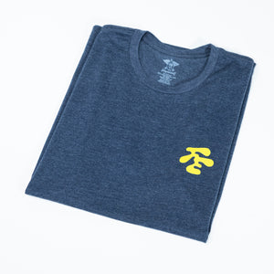 Fried Egg Golf Monogram T-Shirt - Vintage Navy