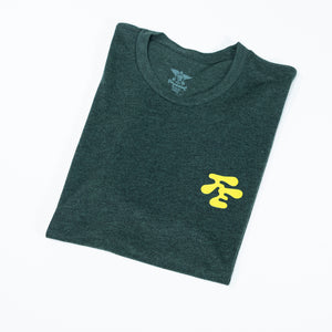 Fried Egg Golf Monogram T-Shirt - Black Forest