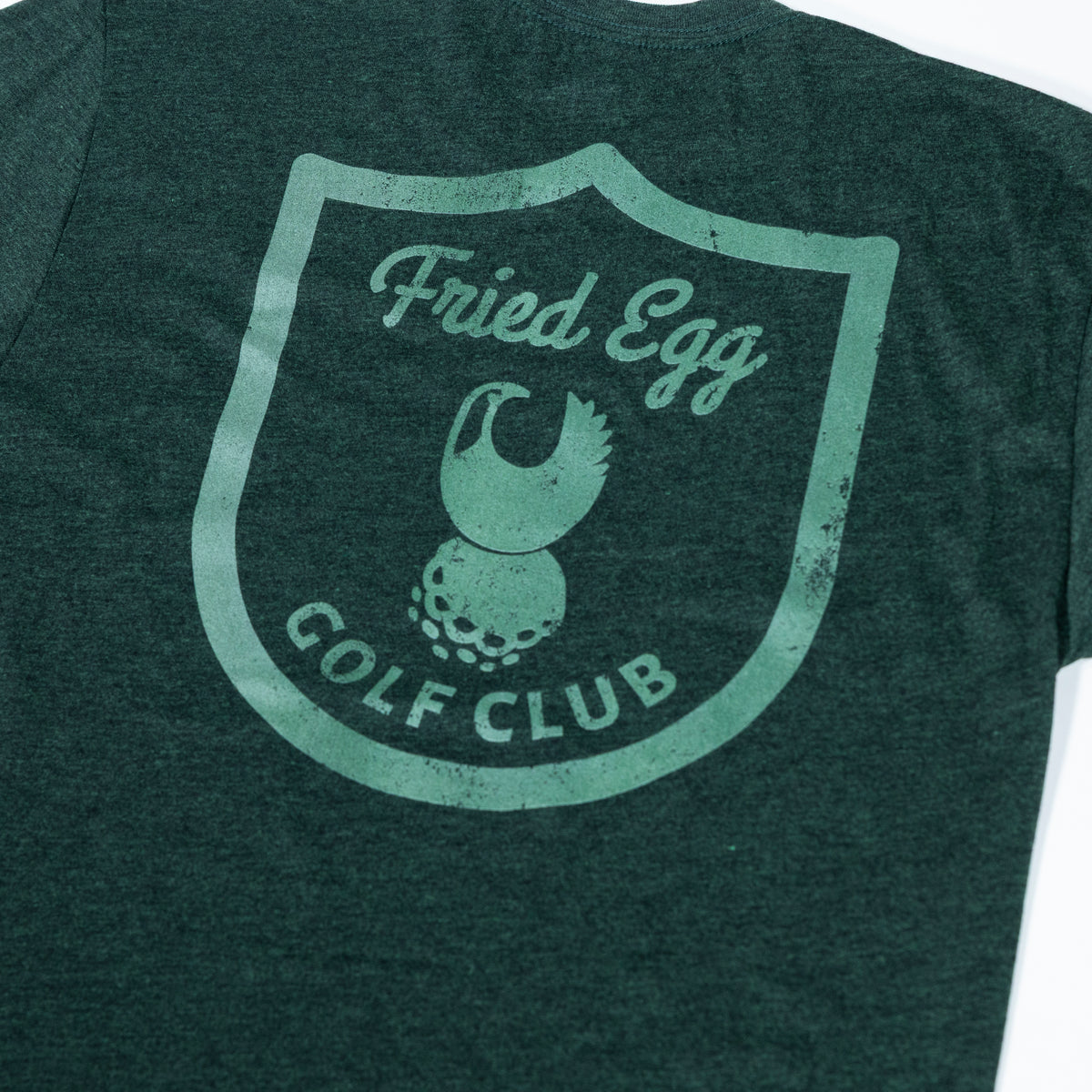Fried Egg Golf Club Shield T-Shirt - Black Forest