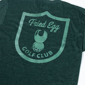 Fried Egg Golf Club Shield T-Shirt - Black Forest