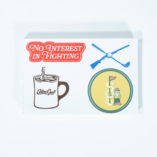 The Shotgun Start Sticker Sheet