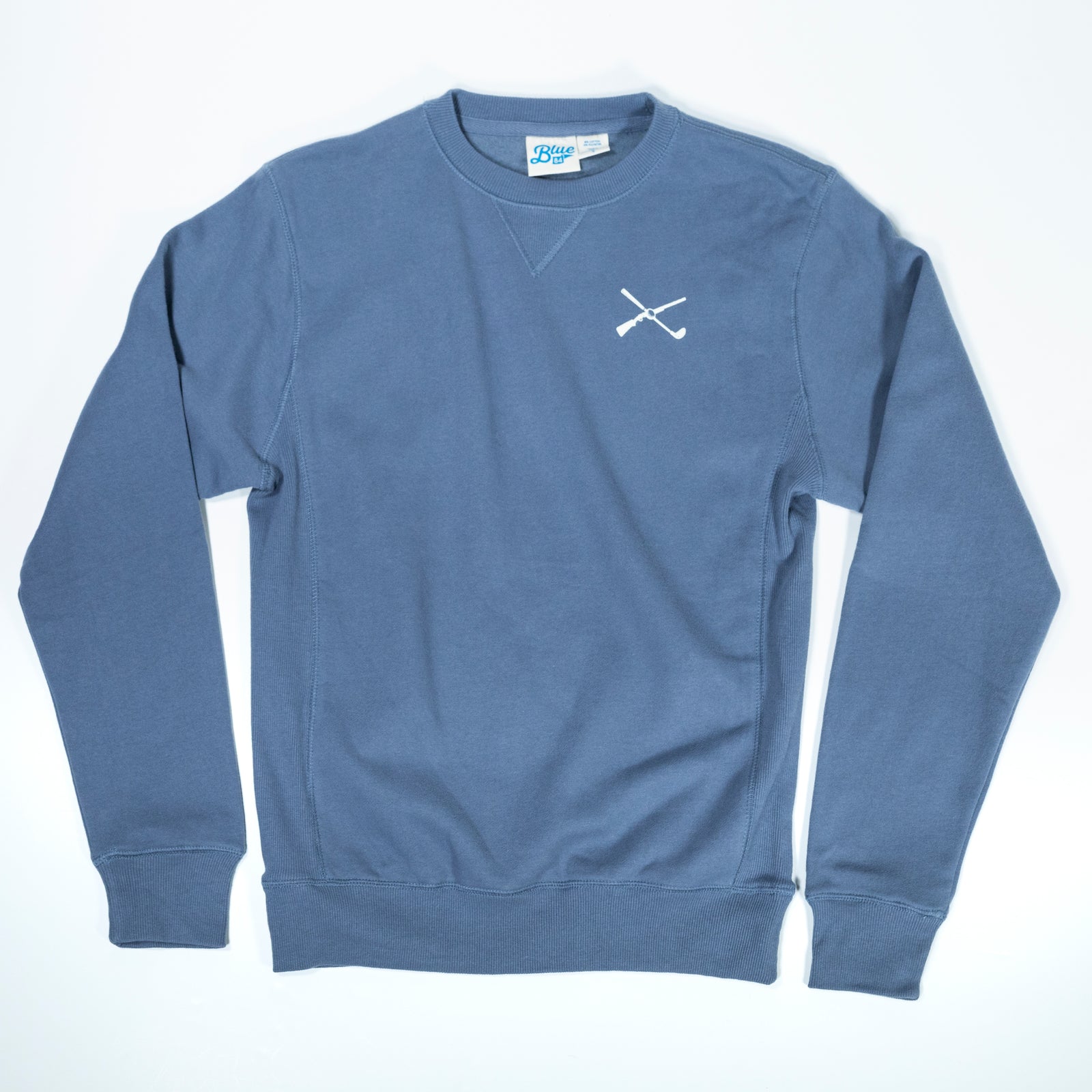 The Shotgun Start Fleece Crewneck Sweatshirt - Cool River