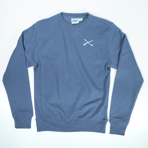 The Shotgun Start Fleece Crewneck Sweatshirt - Cool River