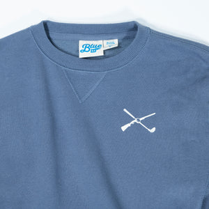 The Shotgun Start Fleece Crewneck Sweatshirt - Cool River