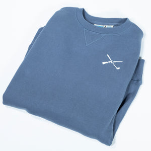 The Shotgun Start Fleece Crewneck Sweatshirt - Cool River