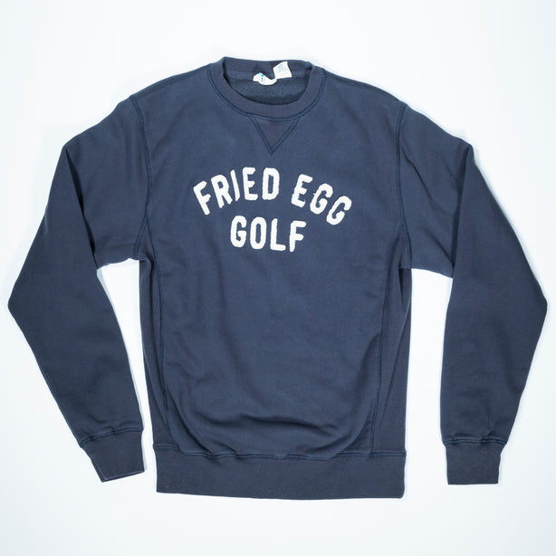 Fried Egg Golf Fleece Crewneck Sweatshirt - Navy