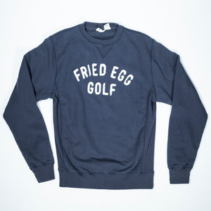 Fried Egg Golf Fleece Crewneck Sweatshirt - Navy