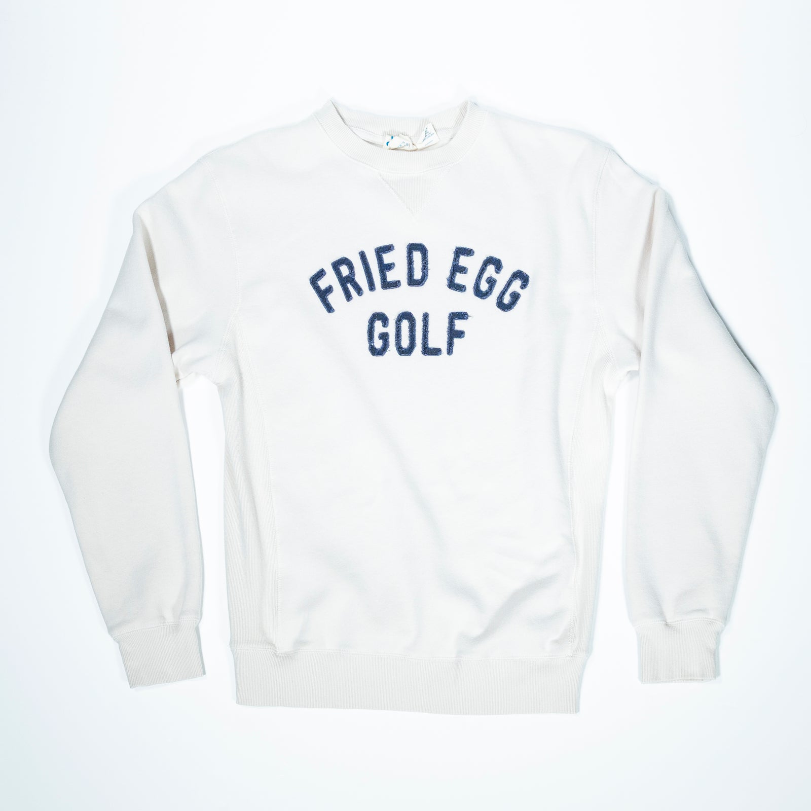 Fried Egg Golf Fleece Crewneck Sweatshirt - Cappuccino