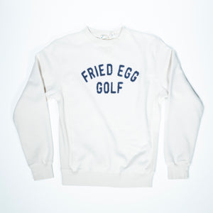 Fried Egg Golf Fleece Crewneck Sweatshirt - Cappuccino