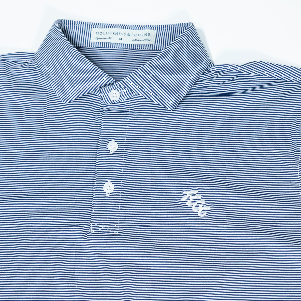 Fried Egg Golf Club and Holderness & Bourne Perkins Polo - Navy/White