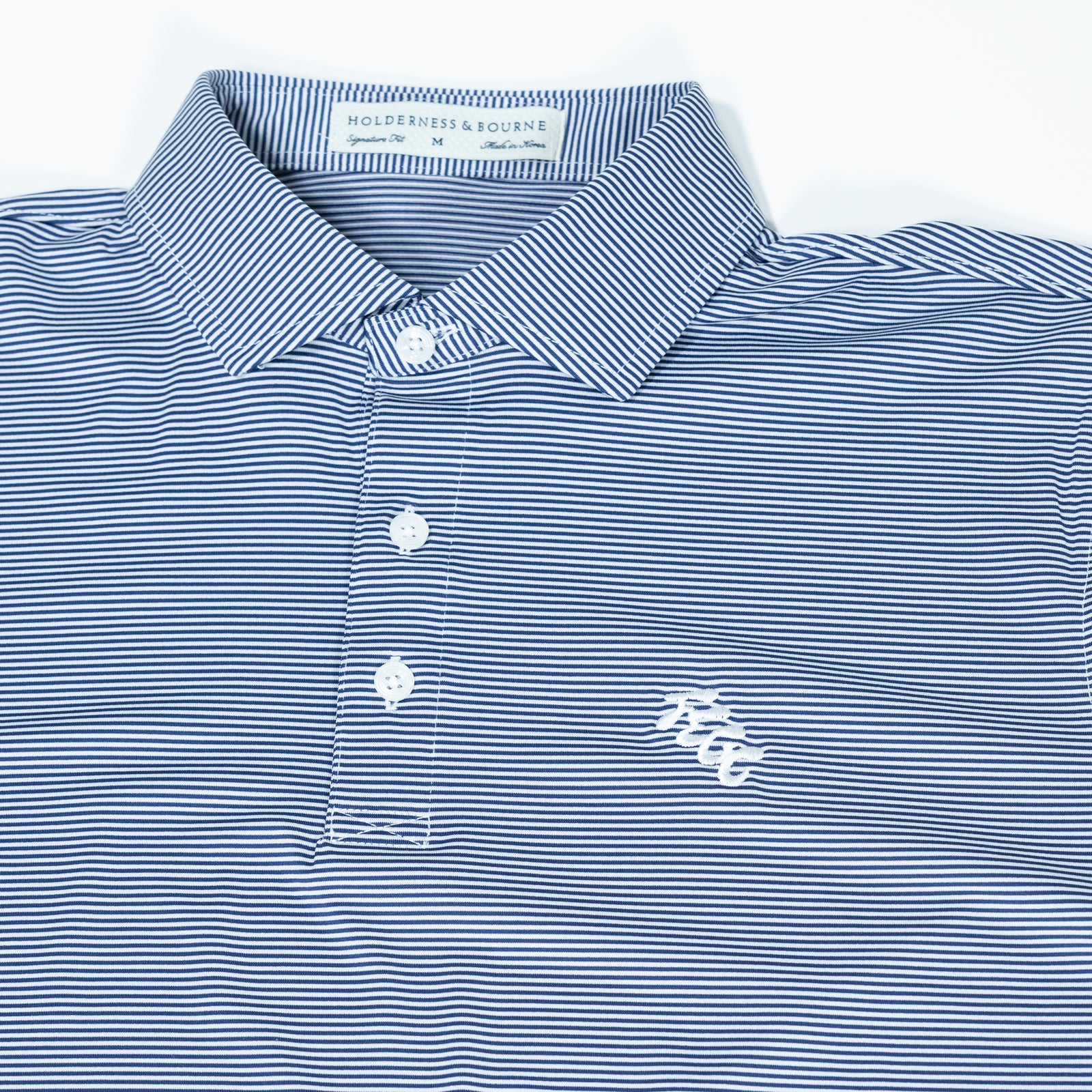 Fried Egg Golf Club and Holderness & Bourne Perkins Polo - Navy/White