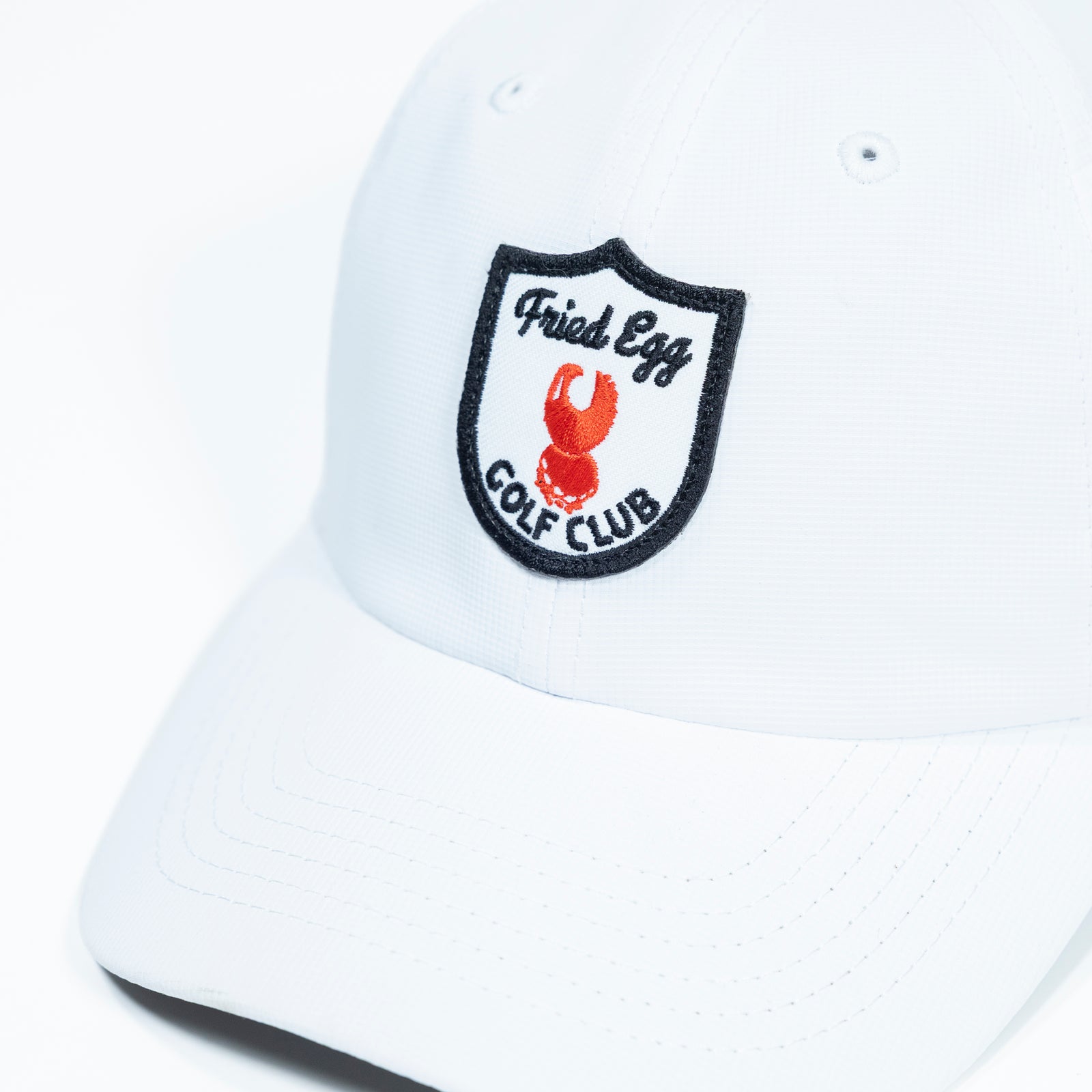 Fried Egg Golf Club & Imperial Performance Dad Hat - White