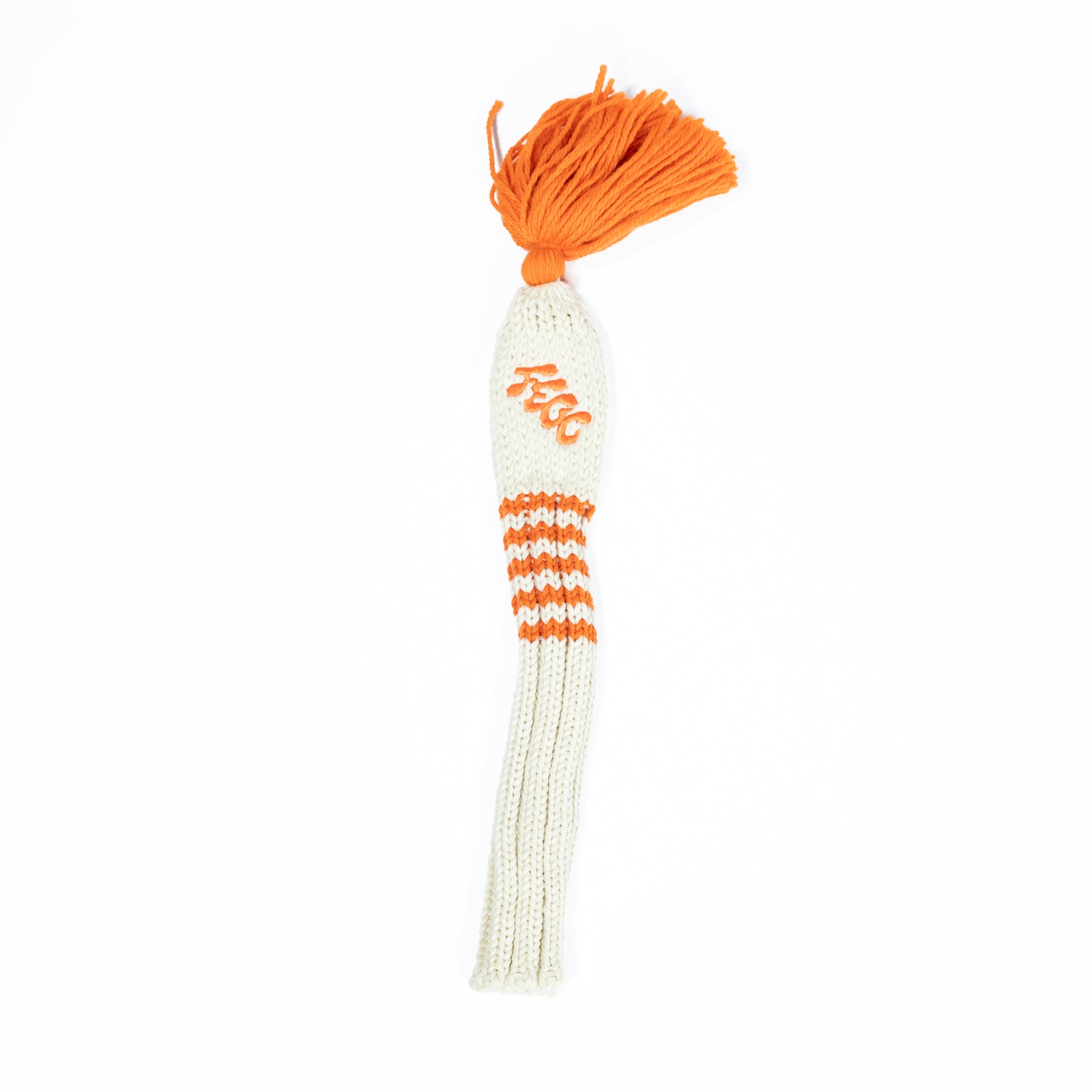 Fried Egg Golf Club Cream Knit Headcover - Hybrid