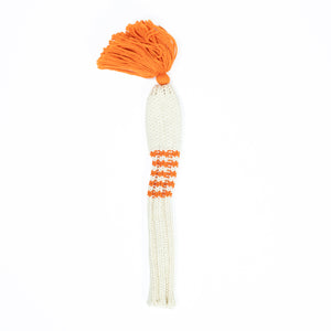 Fried Egg Golf Club Cream Knit Headcover - Hybrid