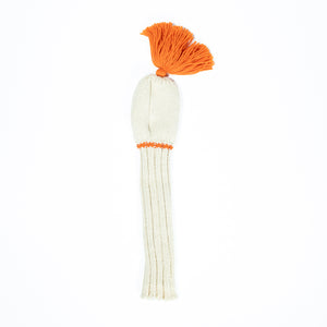 Fried Egg Golf Club Cream Knit Headcover - Driver