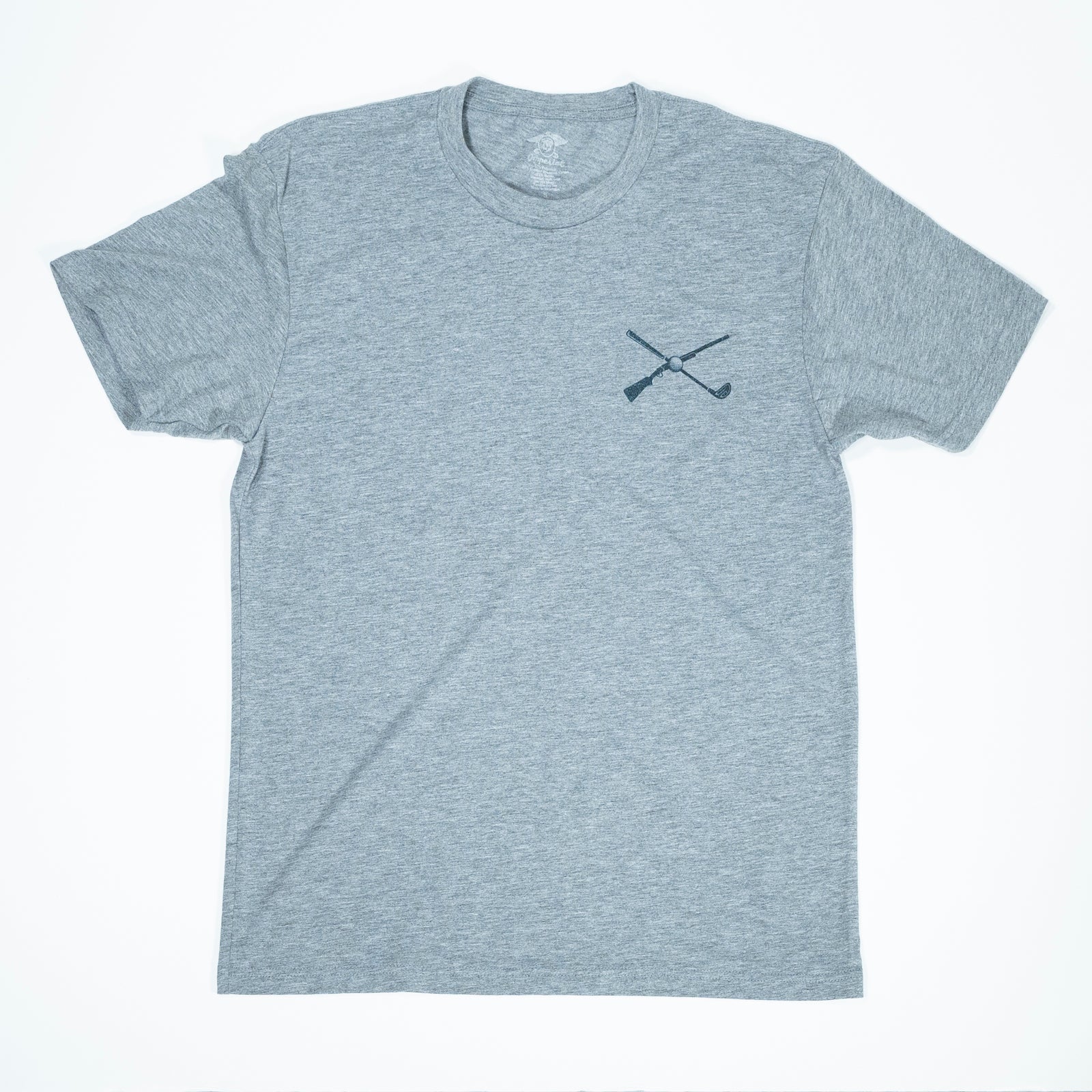 The Shotgun Start Shotgun/Golf Club T-Shirt - Premium Heather