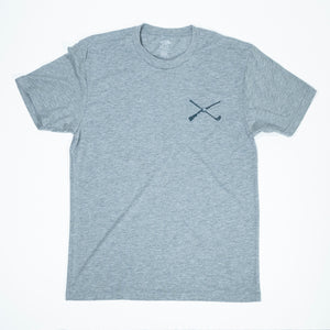The Shotgun Start Shotgun/Golf Club T-Shirt - Premium Heather