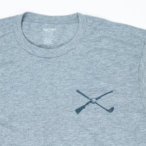 The Shotgun Start Shotgun/Golf Club T-Shirt - Premium Heather